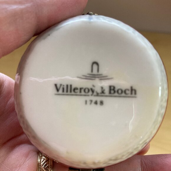 Vintage Villeroy & Boch Santa Hinged Trinket Box - Picture 6 of 6